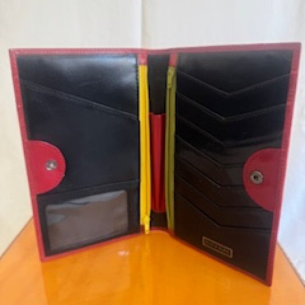 Red Leather Wallet - Picture 3 of 4